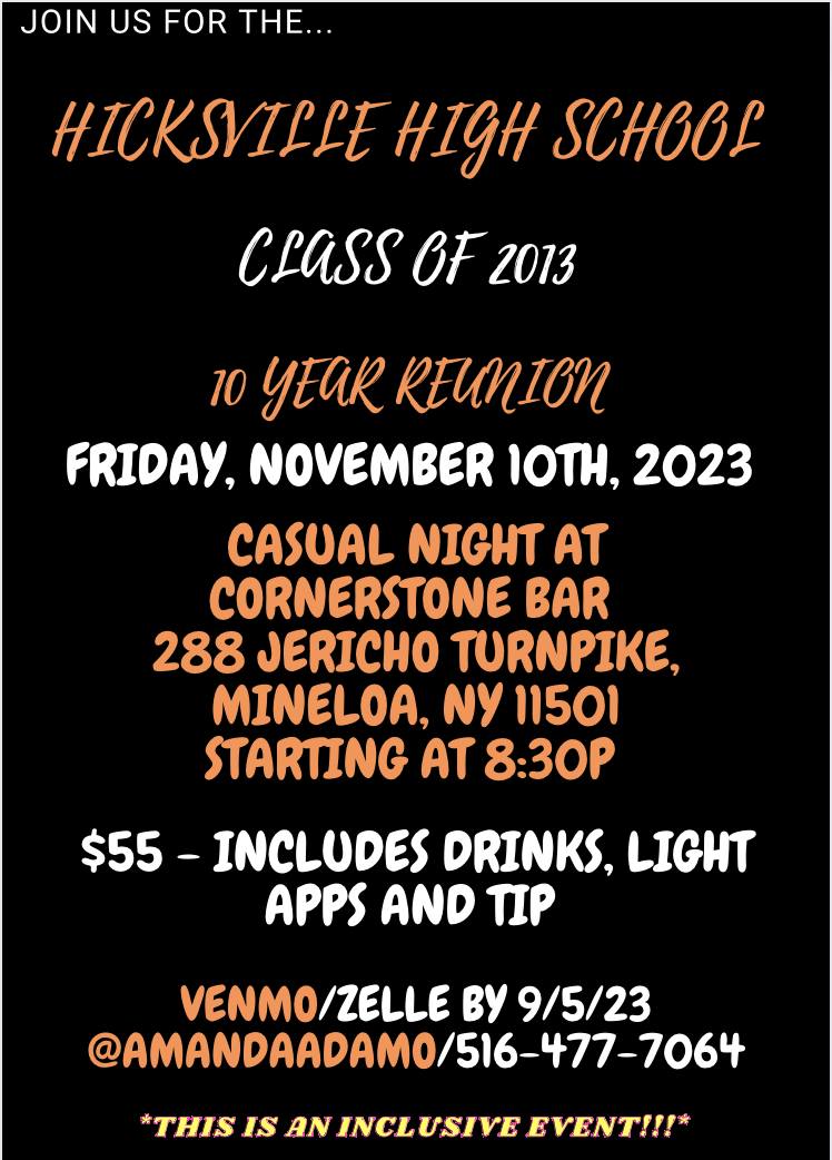 Class of 2013 Reunion